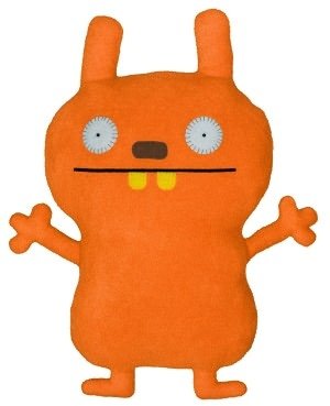 Cozy Monster - Little, Orange figure by David Horvath X Sun-Min Kim, produced by Pretty Ugly Llc.. Front view.