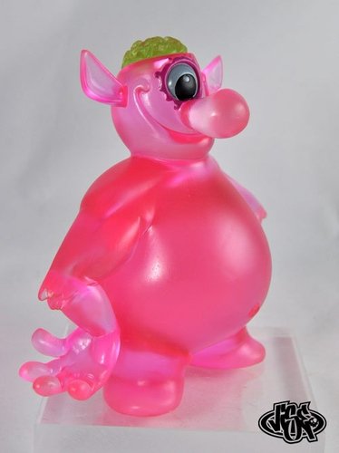 THINK PINK CELLE - Jelly figure by Viseone. Front view.