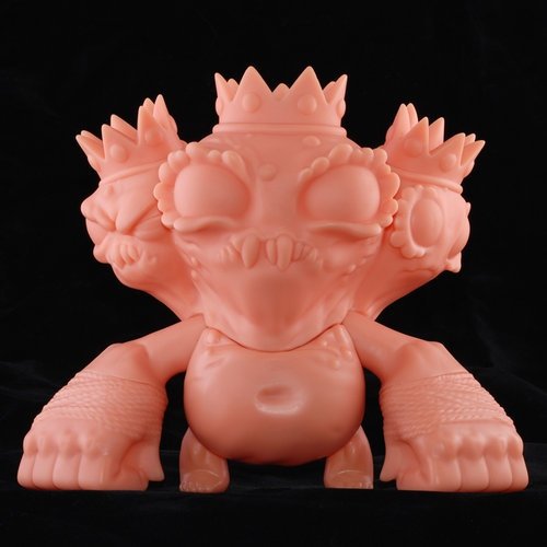Triple Crown Monster - SDCC unpainted version figure by Chris Ryniak, produced by Squibbles Ink & Rotofugi. Front view.