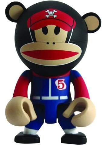 Baseball Player Julius Trexi figure by Paul Frank, produced by Play Imaginative. Front view.