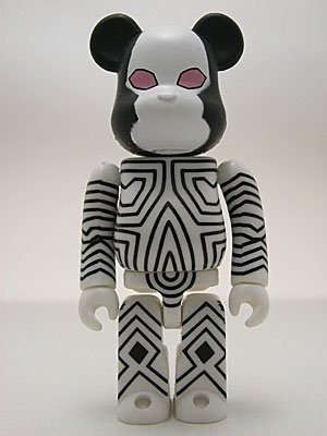 Dada - Ultr@ Be@rbrick 100%  figure, produced by Medicom Toy. Front view.