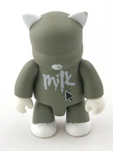 Milk Cat figure, produced by Toy2R. Front view.