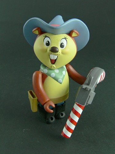 Sugar Bear figure, produced by Medicom Toy. Front view.