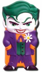 The Joker Chara-Brick - SDCC 2013 figure by Dc Comics, produced by Huckleberry Toys. Front view.