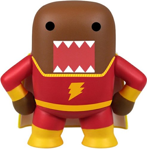 Domo Shazam figure by Dc Comics, produced by Funko. Front view.