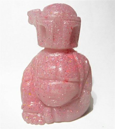 Buddha Fett - Pepto Smoothie figure by Scott Kinnebrew, produced by Forces Of Dorkness. Front view.