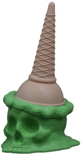 Ice Scream Man - Mint Flavor  figure by Brutherford, produced by Brutherford Industries. Front view.