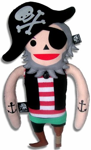 Pirate figure by Cupco, produced by Cupco. Front view.