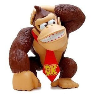 Donkey Kong Vinyl figure, produced by Nintendo. Front view.
