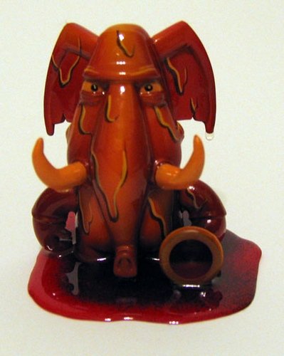 Elephant : Kansas City BBQ Edition figure by Scribe. Front view.