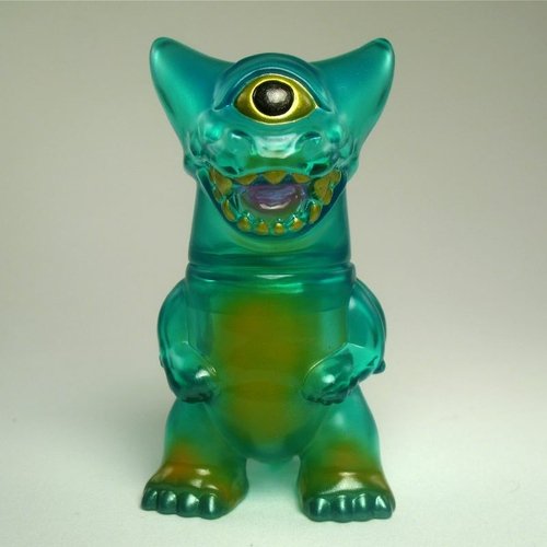 Pocket Deathra - Clear Green figure by Naoya Ikeda. Front view.