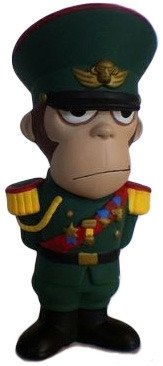 Monkey Dictator - Alive figure by Vinnie Fiorello, produced by Funko. Front view.