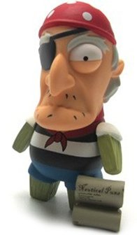 Seamus figure, produced by Kidrobot. Front view.