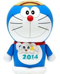 Doraemon figure by Fujiko Pro Shogakukan, produced by Rana. Front view.