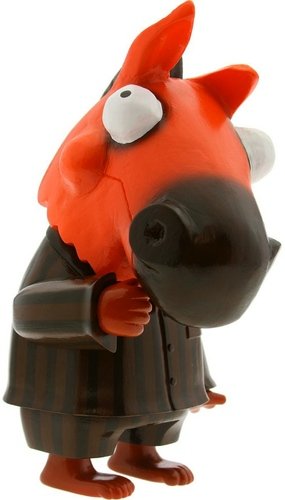 The Godfather Horsehead - Orange  figure by Michael Lau, produced by Mindstyle. Front view.