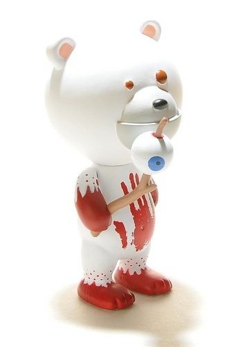 I.W.G. - Nanook the Bloody Baby Polar Bear Cub figure by Patrick Ma, produced by Rocketworld. Front view.