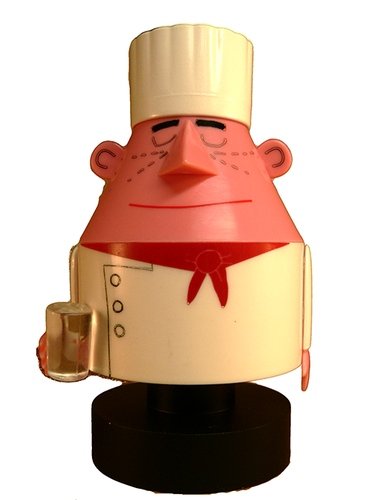 Uncle Ryo - Chef figure by Ryohei Yanagihara, produced by Sony Creative Products. Front view.