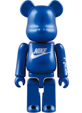 Nike Blazer X-Girl Be@rbrick 100% figure by Nike, produced by Medicom Toy. Front view.