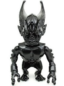 Mirock Evil - Unpainted Black figure by Realxhead X Mirock Toys, produced by Realxhead. Front view.