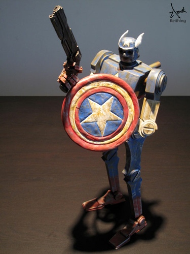 Captain America Popobot