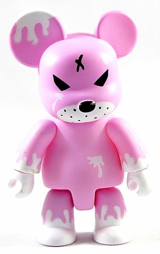 Redrum Pink and White figure by Frank Kozik, produced by Toy2R. Front view.