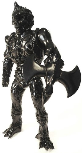 M.O.T.U.K.O. - Unpainted Black figure by LAmour Supreme, produced by Shamrock Arrow. Front view.