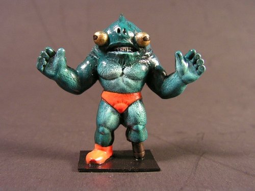 Fishbreath Freddy figure by Monsterforge. Front view.