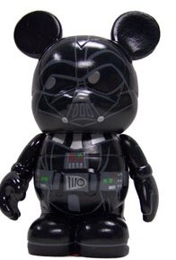 Darth Vader figure by Mike Sullivan, produced by Disney. Front view.