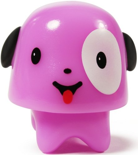 Happy Gumdrop - Violet  figure by 64 Colors, produced by Squibbles Ink & Rotofugi. Front view.