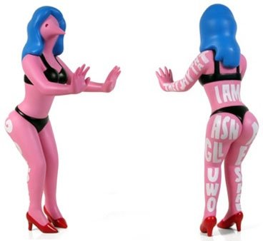 The Prostitute figure by Parra, produced by Adfunture. Front view.
