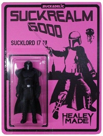 HealeyMade Sucklord 17 figure by David Healey, produced by Suckadelic. Front view.