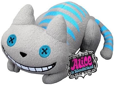 Cheshire Cat figure, produced by Funko. Front view.