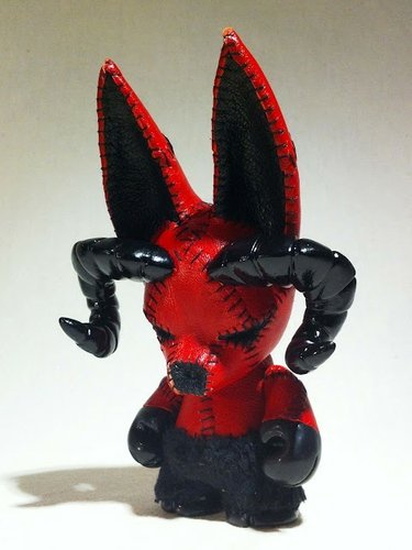 Demon Dog  figure by Megan Smithyman (Mesmithy), produced by Mesmithy. Front view.