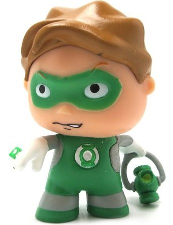 Green Lantern figure by Dc Comics, produced by Silver Line S.A.. Front view.