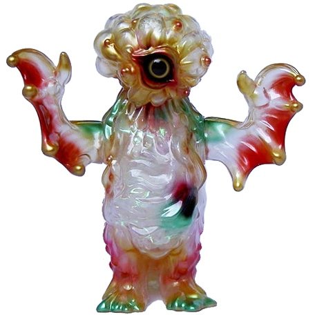 Dokugan - Clear w/ Sprays figure by Blobpus, produced by Blobpus. Front view.