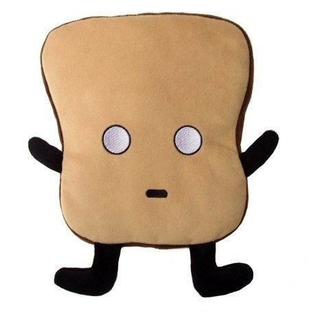 Mega Mr. Toast  figure by Dan Goodsell. Front view.