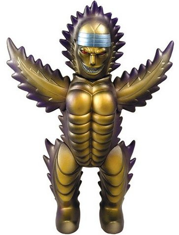 Kittyfire figure by Mark Nagata, produced by Super7. Front view.