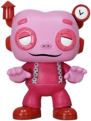 Franken Berry  figure by General Mills, produced by Funko. Front view.