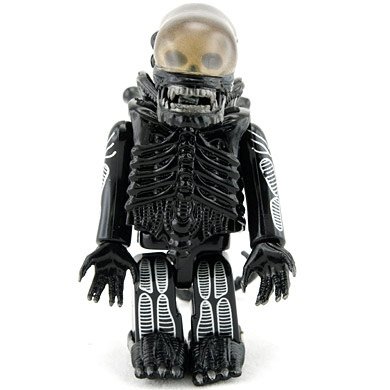 alien figure, produced by Medicom Toy. Front view.