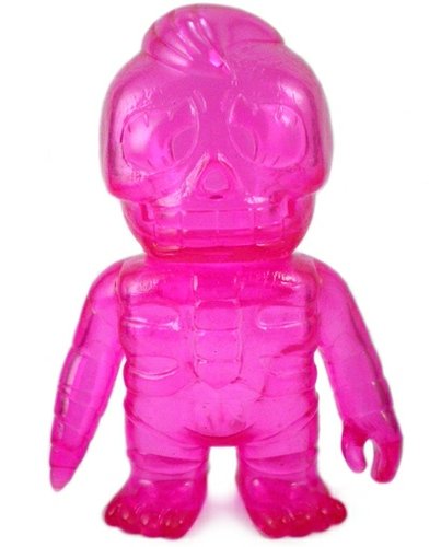 Mini Hone Borg - Clear Pink figure by Mori Katsura, produced by Realxhead. Front view.