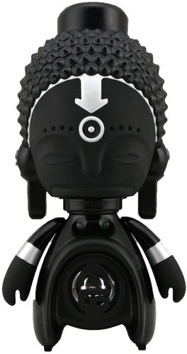 Black Buddha - NYCC 11 figure by Marka27, produced by Bic Plastics. Front view.