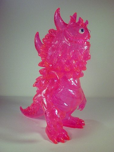 Rangeas - Clear Pink Lamé figure by T9G, produced by Intheyellow. Front view.