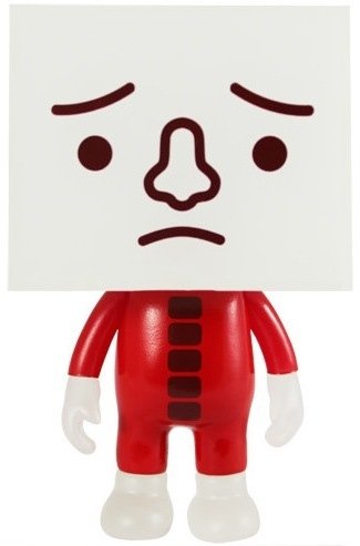 Colour Pop! To-Fu - Cherry figure by Devilrobots, produced by Play Imaginative. Front view.