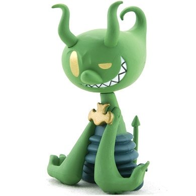 Nedro figure by Touma, produced by Kidrobot. Front view.