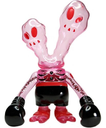 GhostFighter - Valentines Day, Subscriber Version figure by Brian Flynn, produced by Secret Base. Front view.
