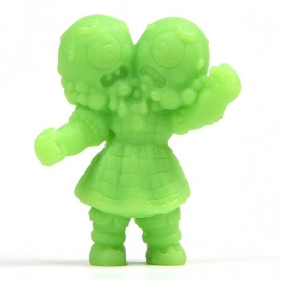 Cheap Toy Double Heather - Green figure by Buff Monster, produced by Healeymade. Front view.