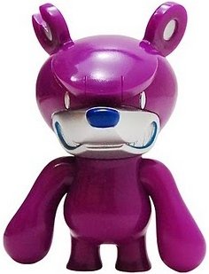 Baby KnuckleBear (ベビーナックルベア) - Purple figure by Touma, produced by Wonderwall. Front view.