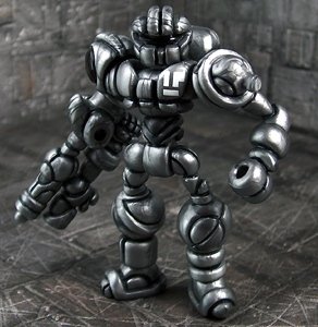 Axis Armored Argen MK III figure, produced by Onell Design. Front view.