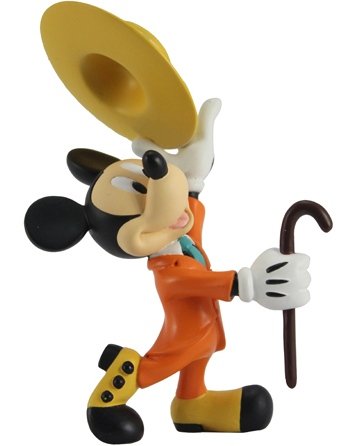 The Nifty Nineties Mickey Mouse figure by Disney, produced by Play Imaginative. Front view.