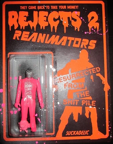 Rejects 2: Reanimators (Sleestak Greedofoot) figure by Sucklord, produced by Suckadelic. Front view.